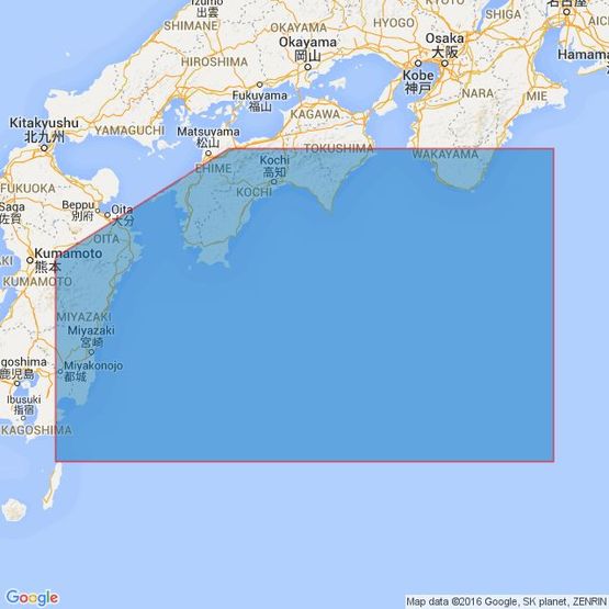 1648 Kishika Saki to Shiono Misaki Admiralty Chart