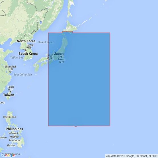 4510 Eastern Portion of Japan Admiralty Chart