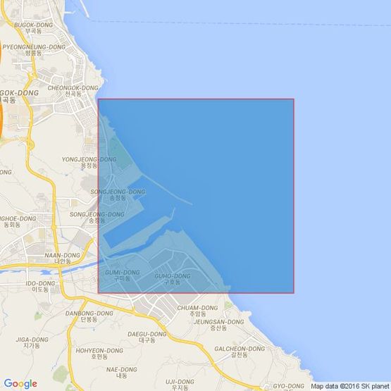 882 Chukpyon Man to Suwon Dan Admiralty Chart