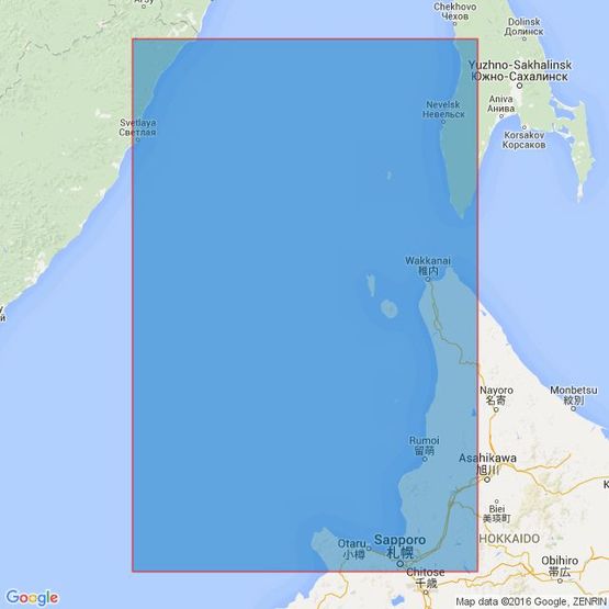1801 Hokkaido - North West Coast and Gulf of Tartary Admiralty Chart