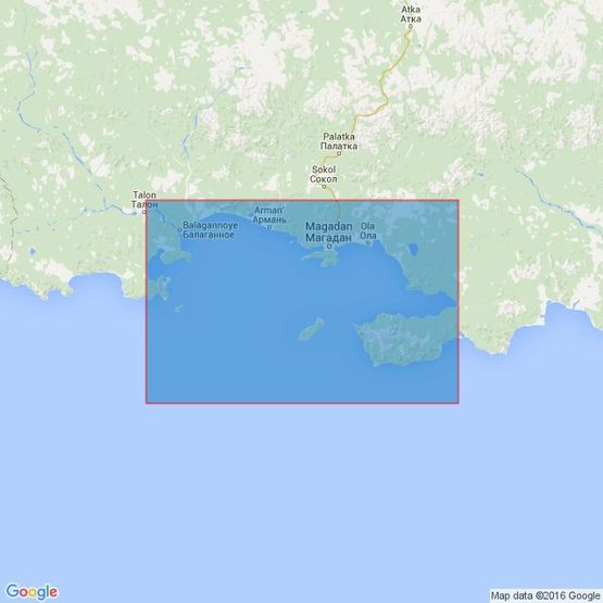 2130 Tauyskaya Guba Admiralty Chart