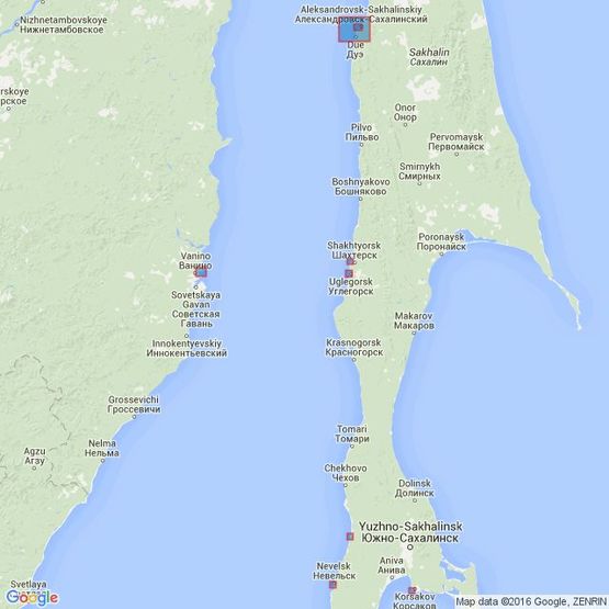2161 Ports in the Gulf of Tartary and on Ostrov Sakhalin Admiralty Chart