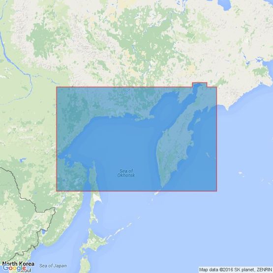 4512 Sea of Okhotsk Admiralty Chart