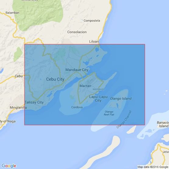 13 Approaches to Cebu Harbour Admiralty Chart