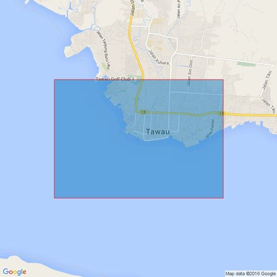 2099 Tawau and Approaches Admiralty Chart