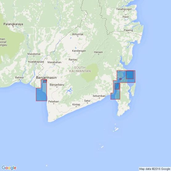 3015 Plans on the South Coast of Kalimantan Admiralty Chart