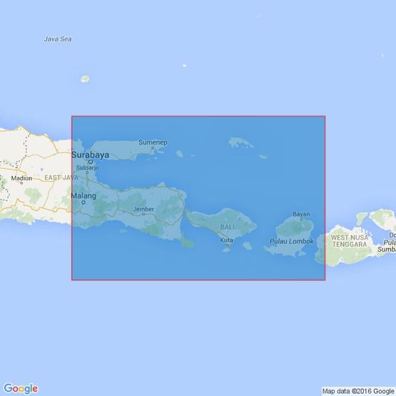 2876 Indonesia, Selat Lombok and Approaches Admiralty Chart