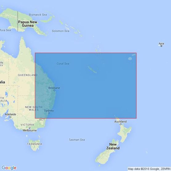 4602 Tasman and Coral Seas Australia to Northern New Zealandand Fiji Admiralty Chart