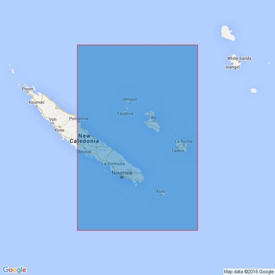 936 Nouvelle-Caledonie (South-eastern part) Admiralty Chart