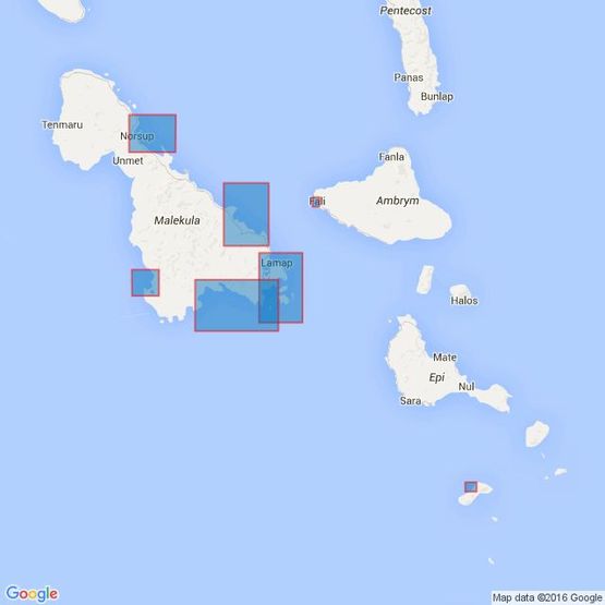 1577 Plans in Central Vanuatu Admiralty Chart