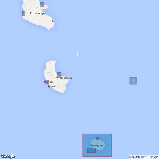 1581 Islands and Anchorages in Southern Vanuatu Admiralty Chart