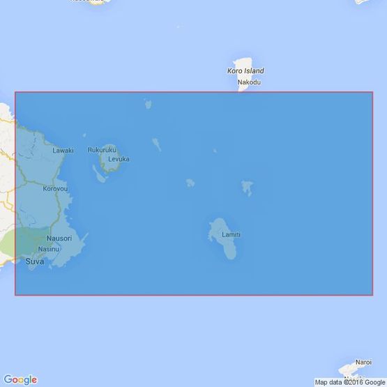744 Suva Harbour to Koro Island Admiralty Chart