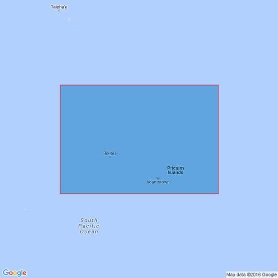 4655 Mururoa to Ducie Island Admiralty Chart