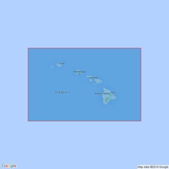 1510 Hawaii to Nihoa Admiralty Chart