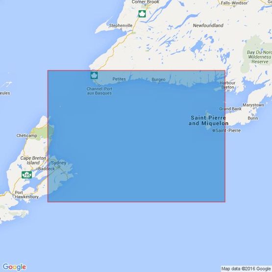 4763 Sydney to Saint-Pierre Admiralty Chart