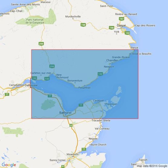 4768 Baie des Chaleurs/Chaleur Bay Admiralty Chart