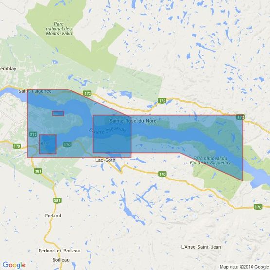 4780 Cap Eternite to Saint Fulgence Admiralty Chart