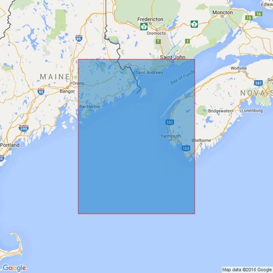 4746 Approaches to Bay of Fundy Admiralty Chart
