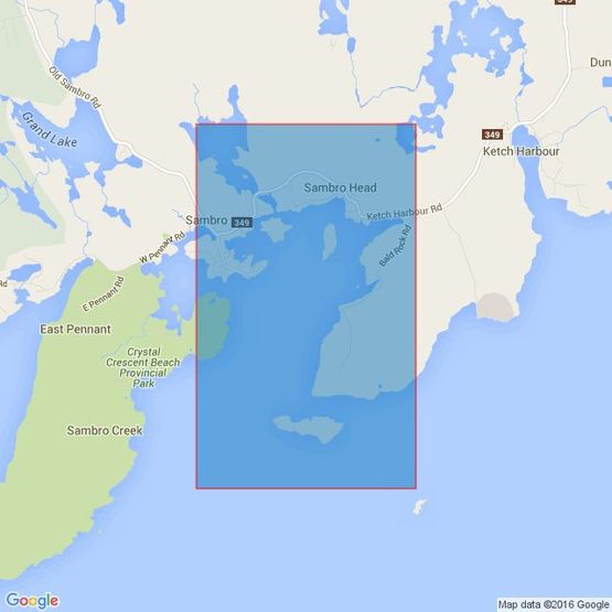 4752 Approaches to Halifax Harbour Admiralty Chart