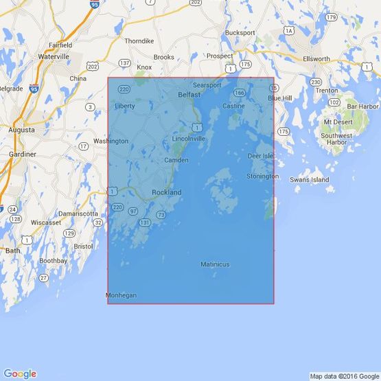 2486 Penobsct Bay and Approaches Admiralty Chart