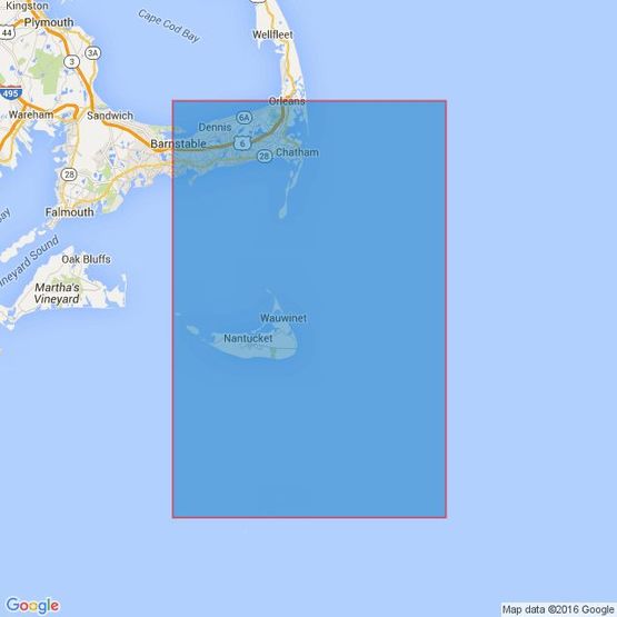 2489 Nantucket Sound Eastern Part and Approaches Admiralty Chart