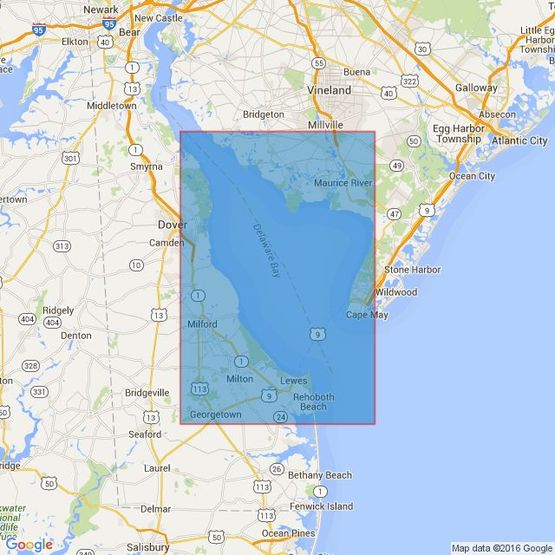 2564 Delaware Bay Admiralty Chart