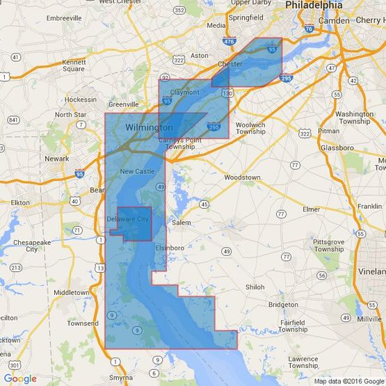 2603 Delaware River Delaware Point to Little Tinicum Island Admiralty Chart