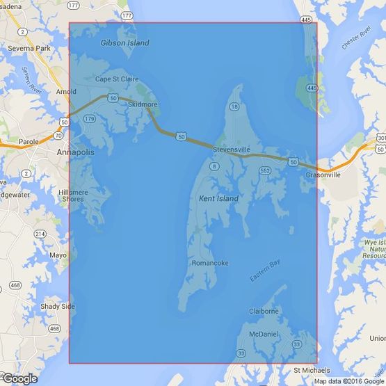 2921 Chesapeake Bay Point No Point to Love Point Admiralty Chart