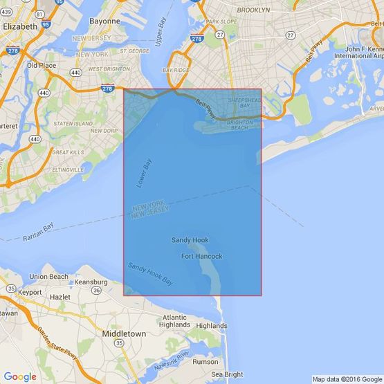 3459 New YorkLower Bay Admiralty Chart