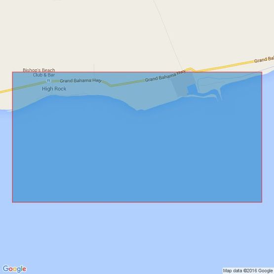 390 Approaches to Freeport Admiralty Chart