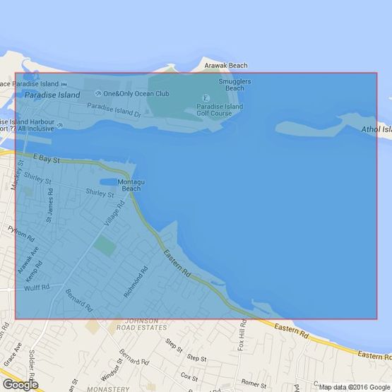 1452 Nassau Admiralty Chart