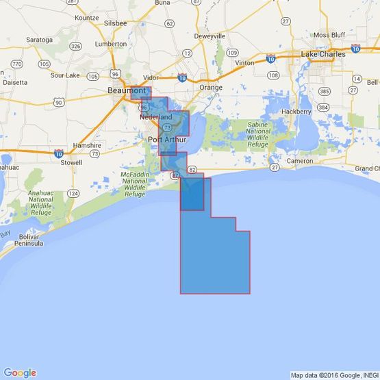 3192 Sabine Pass and Approaches to Port Arthur and Beaumont Admiralty Chart