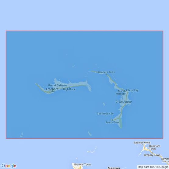 3910 Little Bahama Bank including North West Providence Channel Admiralty Chart