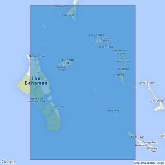 3912 North East Providence Channel and Tongue of the Ocean Admiralty Chart