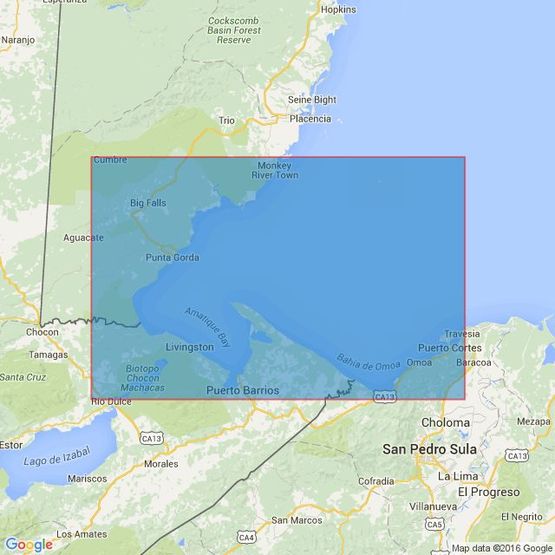 1573 Gulf of Honduras Admiralty Chart