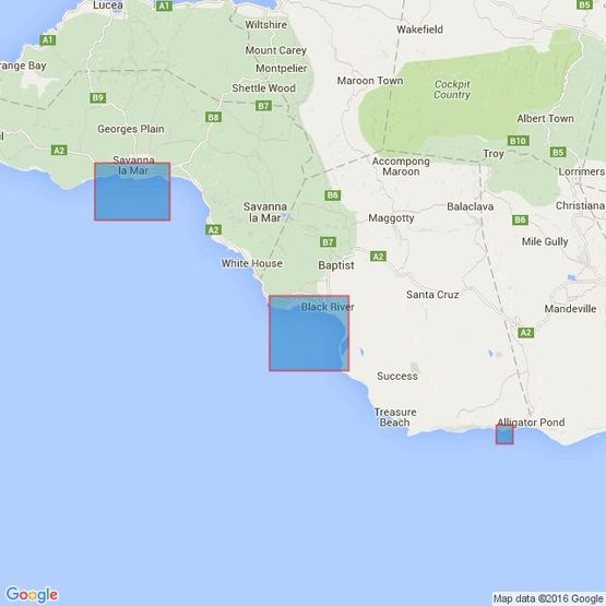 258 Ports and Anchorages on the South Coast of Jamaica Admiralty Chart