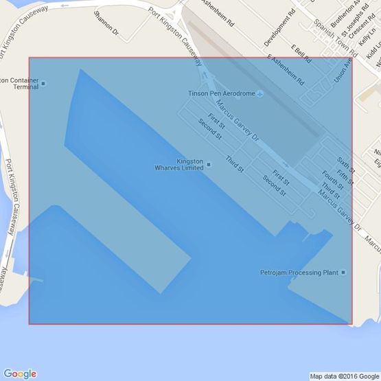 454 Kingston Harbour Admiralty Chart