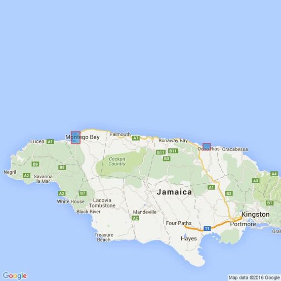464 Montego Bay and Ocho Rios Bay Admiralty Chart