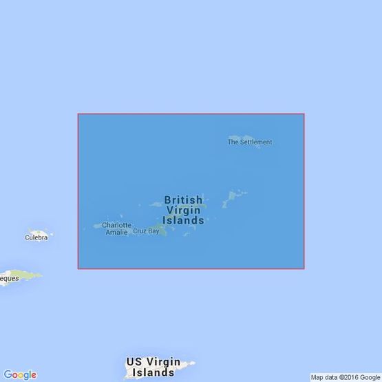 2006 Anegada to Saint Thomas Admiralty Chart