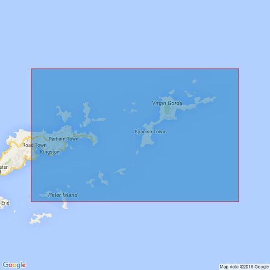2019 British Virgin Islands, North Sound to Road Harbour Admiralty Chart