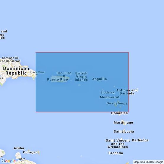 2600 Mona Passage to Dominica Admiralty Chart