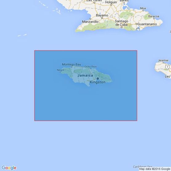 3936 Approaches to Jamaica Admiralty Chart