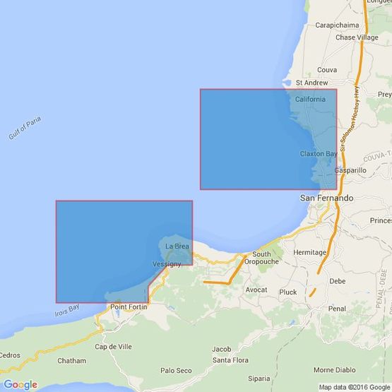 475 Ports in the Gulf of Paria Admiralty Chart