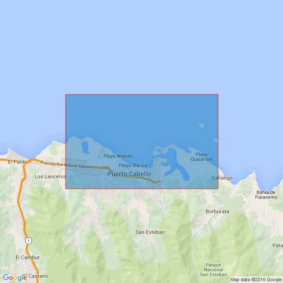 1628 Puerto Cabello and Approaches Admiralty Chart