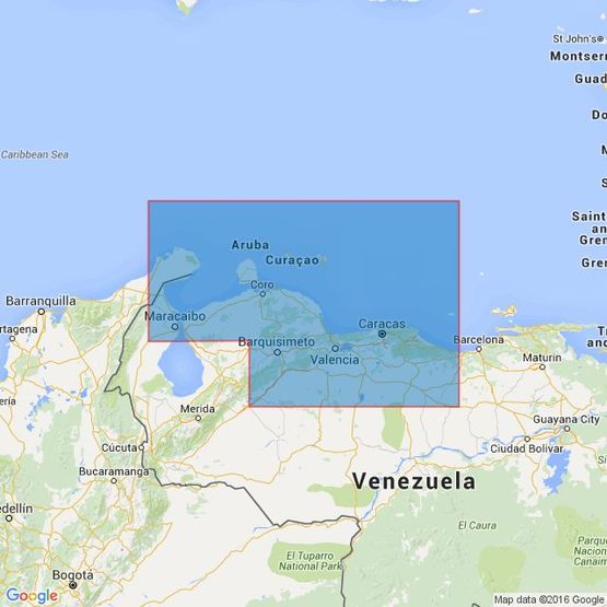 1966 Tortuga to Cabo La Vela Admiralty Chart