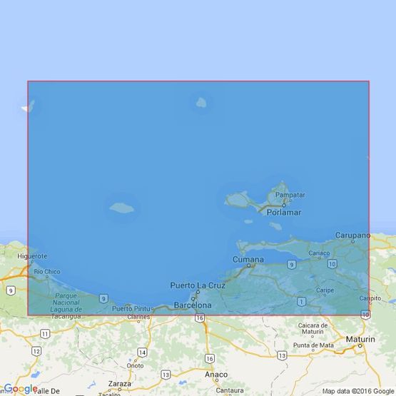 2191 Morro de Puerto Santo to Cabo Codera including the outlying islands Admiralty Chart