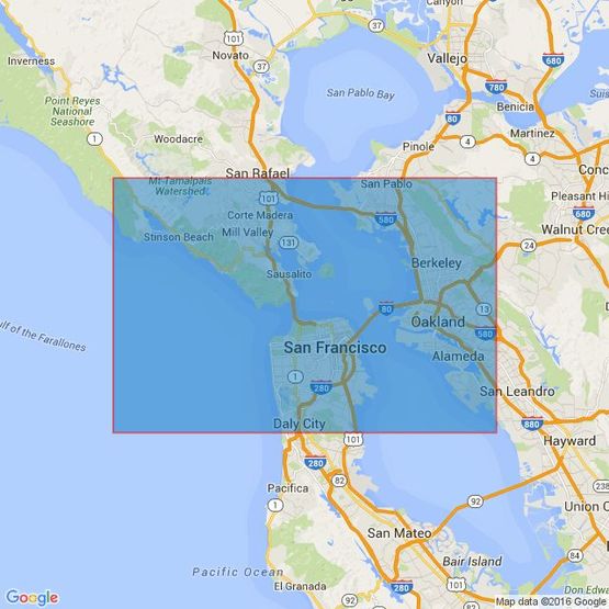 591 San Francisco Harbor and Approaches Admiralty Chart