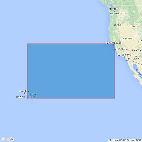 4807 San Francisco to Hawaii Admiralty Chart
