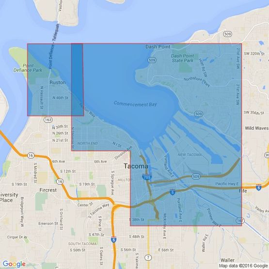 48 Puget Sound - Alki Point to Point Defiance Admiralty Chart