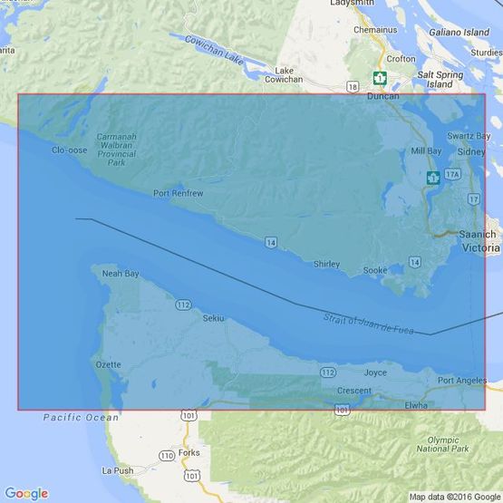4947 Juan de Fuca Strait Admiralty Chart